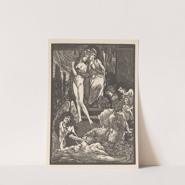 Negen fantastische vrouwenfiguren (1897) by Johannes Josephus Aarts