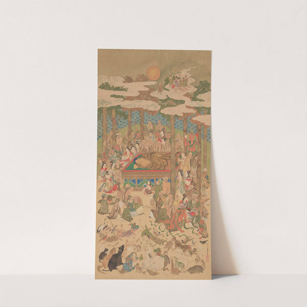 Nehan zu (Nirvana) (1892) by Nozaki Shin'''ichi