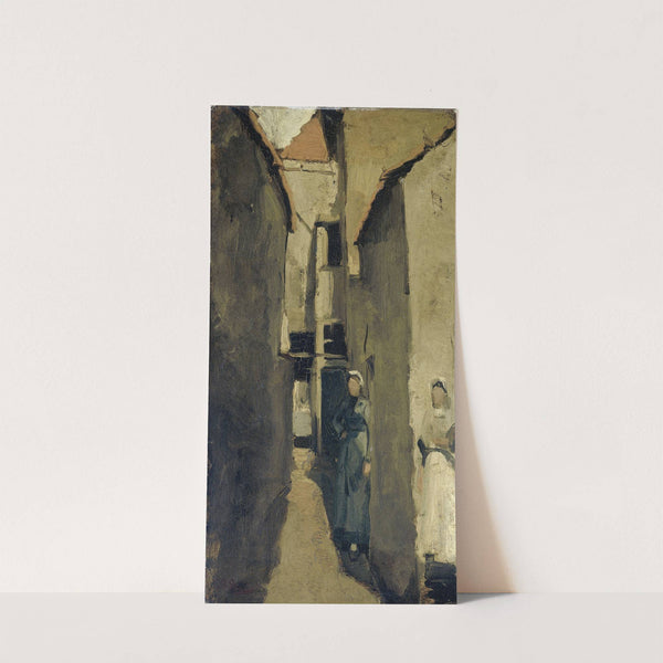 Neighborhood Street in The Hague or Scheveningen by George Hendrik Breitner