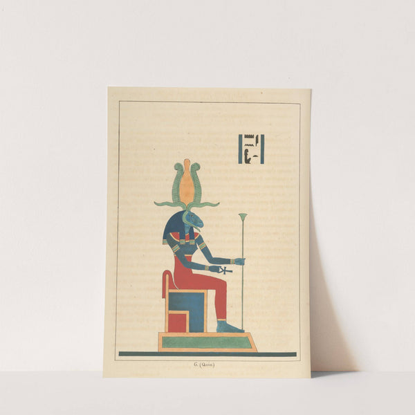 Néith criocéphale. (Ammon femelle, Ammon-Lucine.) by Léon-Jean-Joseph Dubois