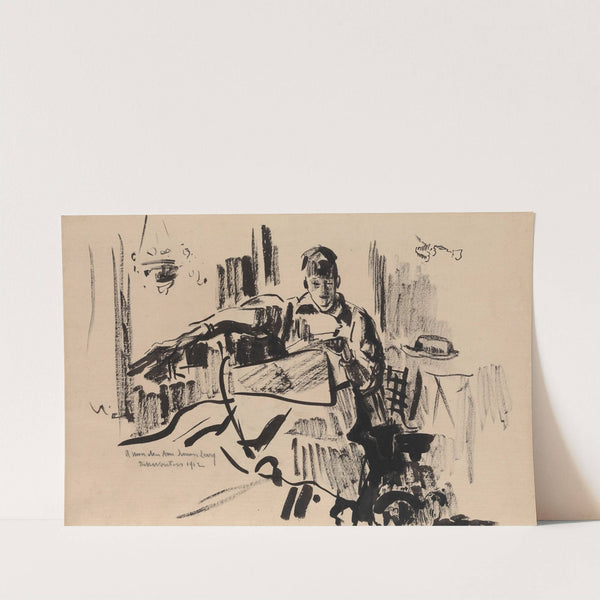 Nel Reading a Newspaper by Rik Wouters