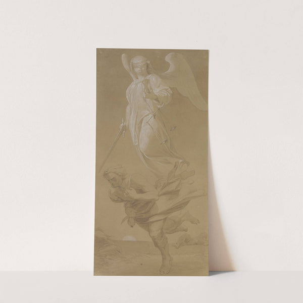 Nemesis, als Justitia einen Mörder verfolgend by Alfred Rethel