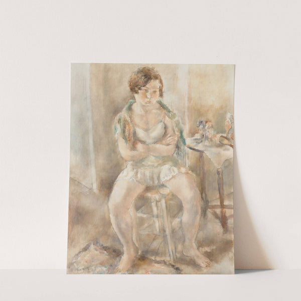 Nénette à la villa des Camélias (1930) by Jules Pascin