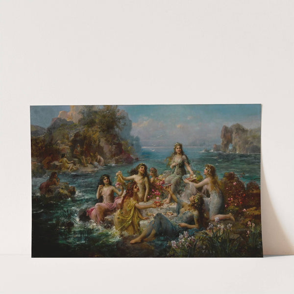 Neptune and the Water Nymphs by Emanuel Oberhauser