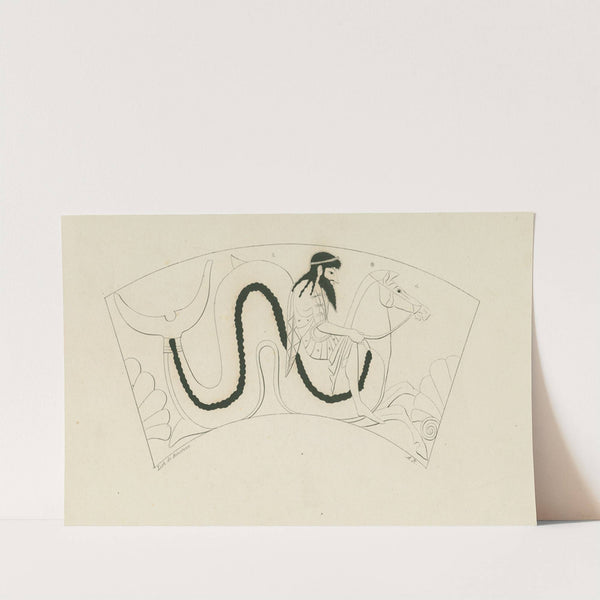 Neptune mounted on a hippocampus, or seahorse, reins in hand (1844-1861) by A. Rey