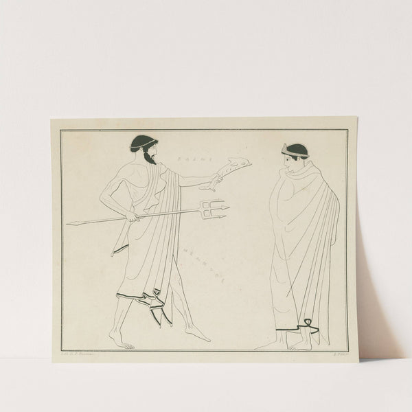 Neptune presenting a dolphin to Theseus (1844 - 1861) by Louis Petit