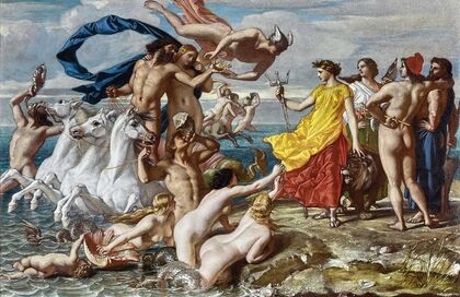 Neptune Resigning To Britannia The Empire Of The Sea