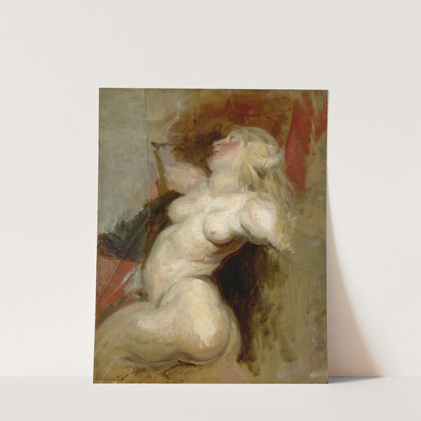 Néréid (Around 1822) by Eugène Delacroix