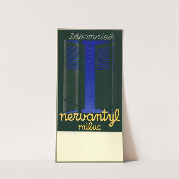 Nervantyl (1910-1950) by Laboratoires Miluc