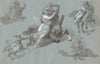 Nessus and Dejanira in Four Poses, and the Dying Nessus