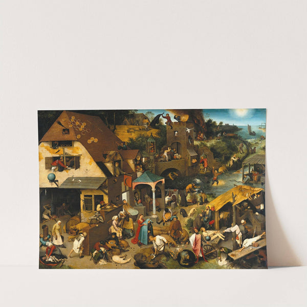 Netherlandish Proverbs (1559) by Pieter Bruegel The Elder