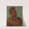 Neu-Mon-Ya, Walking Rain, War Chief (1844-1845) by George Catlin