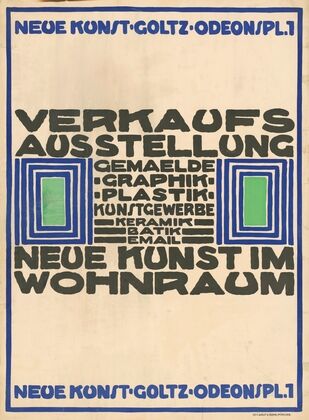 Neue Kunst im Wohnraum, Verkaufsausstellung Goltz (1912)