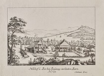 Neühof û. Bir, beÿ Braûnegg im Canton Bern (1785-1790)