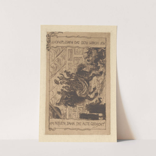 Neujahrskarte 1908 (1908) by Albert Welti