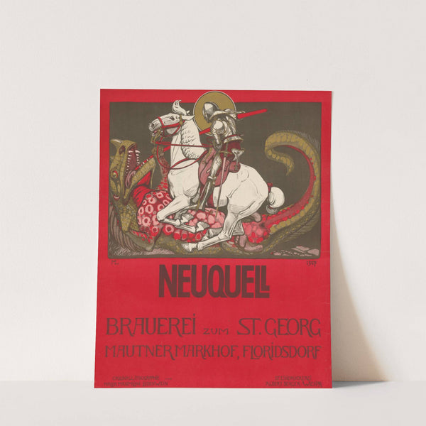 Neuquell. Brauerei zum St. Georg (1907) by Maximilian Liebenwein