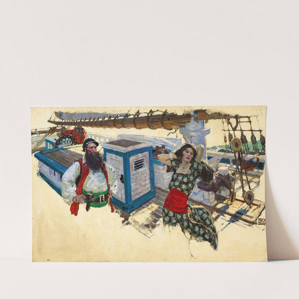 Never the Twain Shall Meet (1923) by Dean Cornwell