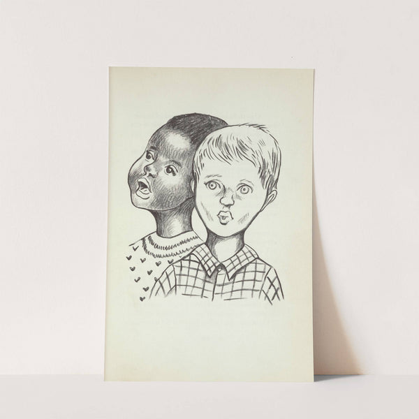 New Boy in School pl14 by Joan Balfour Payne