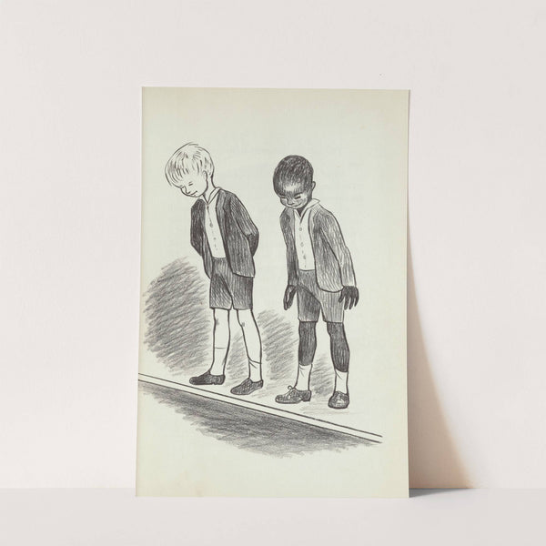 New Boy in School pl17 by Joan Balfour Payne