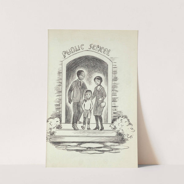 New Boy in School pl18 by Joan Balfour Payne