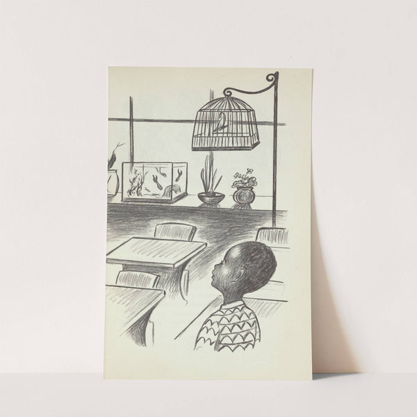 New Boy in School pl5 by Joan Balfour Payne