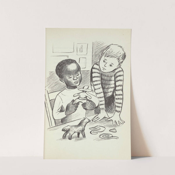 New Boy in School pl6 by Joan Balfour Payne