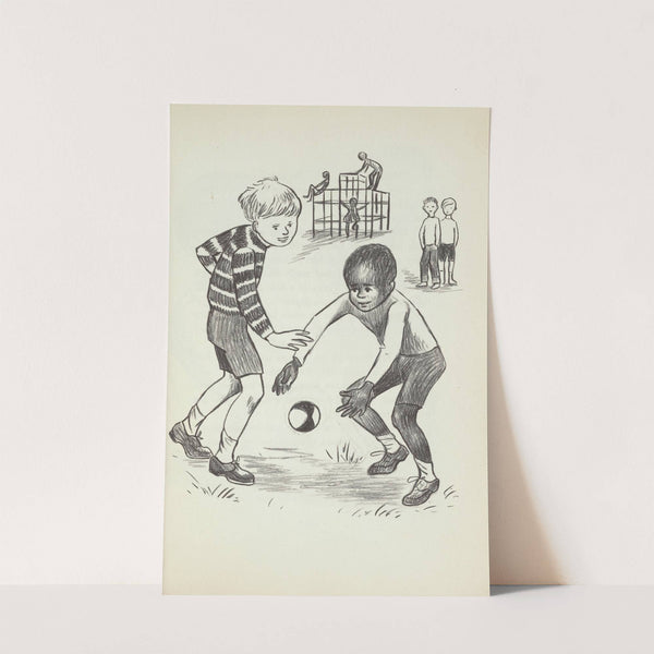 New Boy in School pl7 by Joan Balfour Payne