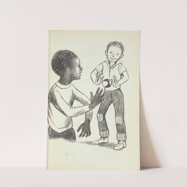 New Boy in School pl8 by Joan Balfour Payne