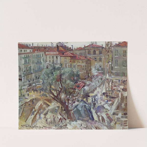 New Building in Monte Carlo (1914) by Lovis Corinth