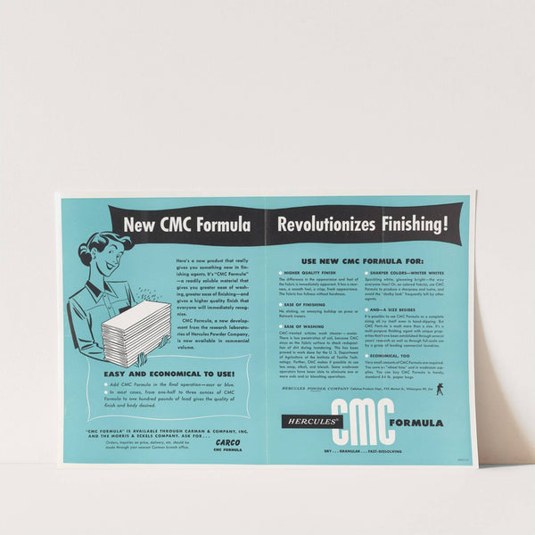 New CMC Formula Revolutionizes Finishing! by Hercules Incorporated