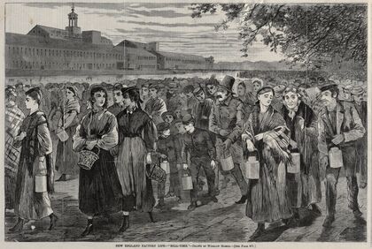 New England Factory Life – ‘Bell-Time’ (1868)