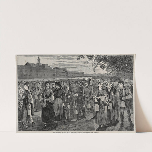 New England Factory Life – ‘Bell-Time’ (1868) by Winslow Homer