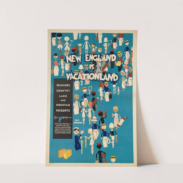 New England is vacationland by John Held, Jr.