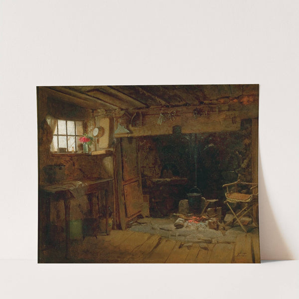 New England Kitchen by Eastman Johnson