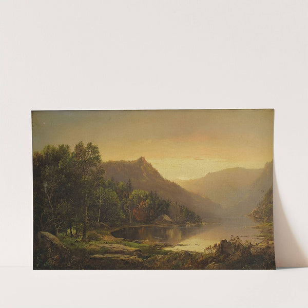 New England Mountain Lake at Sunrise by William Louis Sonntag