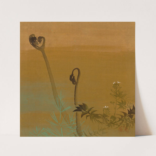 New Ferns (1847) by Shibata Zeshin