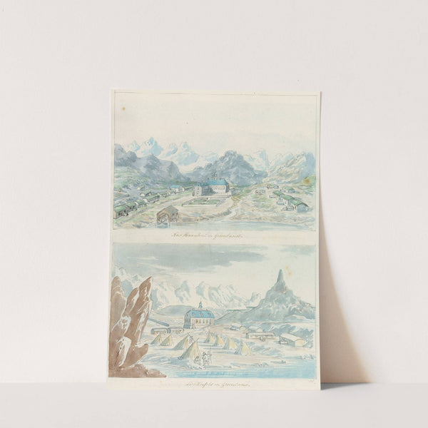 New Herrnhut in Greenland and Lichtenfels in Greenland by Charles Hamilton Smith