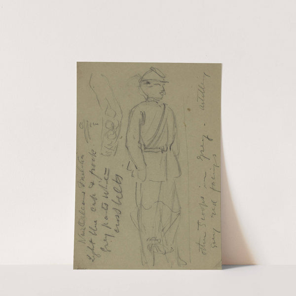 New Orleans Militia. Officer by Alfred Rudolph Waud