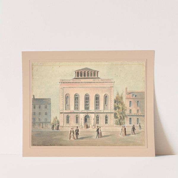 New Public Library Boston (1850) by Benjamin Champney