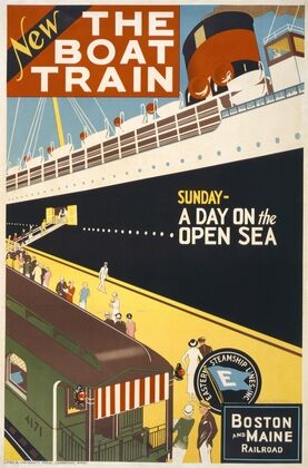 New. The boat train. Sunday – a day on the open sea — size preview