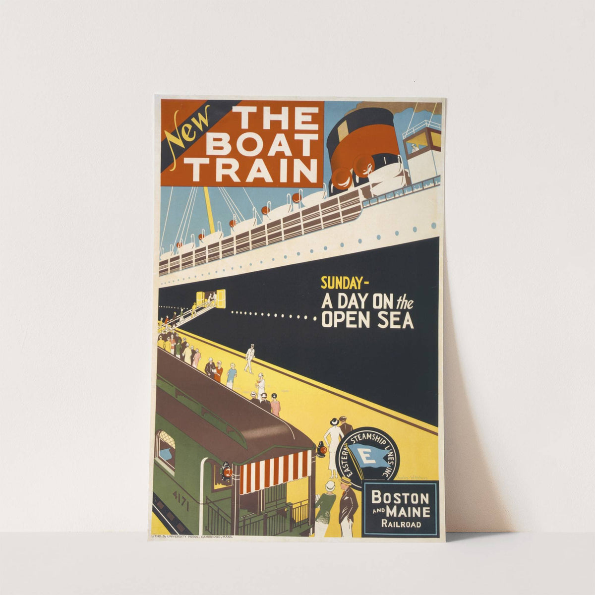 New. The boat train. Sunday - a day on the open sea by Charles W. Holmes
