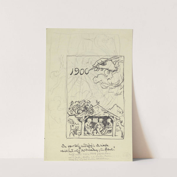 New Year’s Day 1901 (ca. 1900) by Hans Thoma