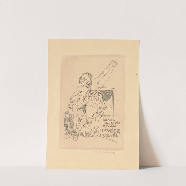 New Year’s greeting from Kornél Révész (1939) by Kornél Révész