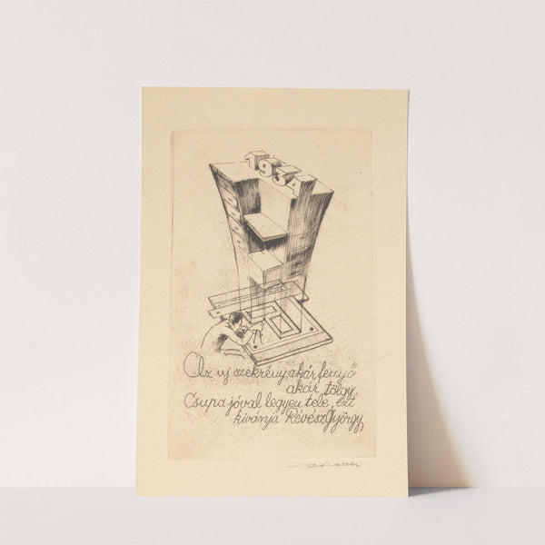 New Year’s greeting from Kornél Révész (1933) by Kornél Révész