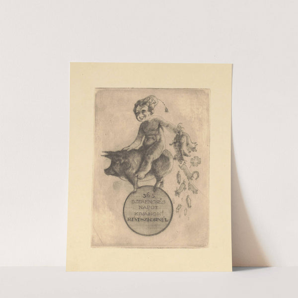 New Year’s greeting from Kornél Révész (1936) by Kornél Révész