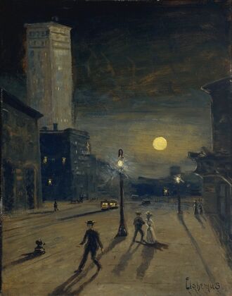 New York at Night (circa 1910)
