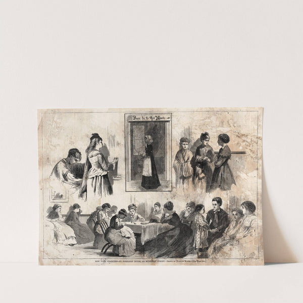 New York Charities – St. Barnabas House, 304 Mulberry Street (1874) by Winslow Homer