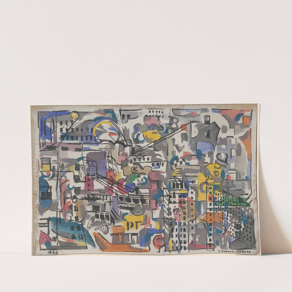 New York City; Bird’s Eye View by Joaquín Torres-García