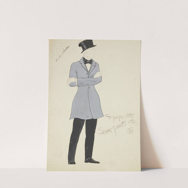 New York Fireman: Purple coat, black trousers, black bowtie and black top hat (1934-1943) by Lucie Gilligan