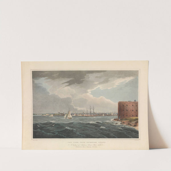 New York from Governor’s Island (1821–1822) by John Hill